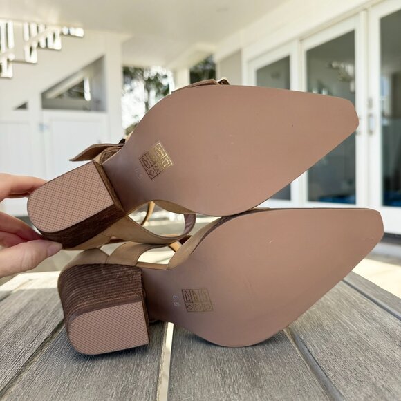 New Jeffrey Campbell x Free People Hendrix Heels Brown 8.5 - Picture 7 of 11